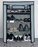 Urban Choice Multipurpose 4-Layer Grey Metal Shoe Stand Collapsible & Durable Organizer for Home & Office