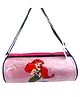 Li'LL Pumpkins  Round Glitter Mermaid Printed Swimming Gym Travel Duffle Bag with side zip Pocket for kids- Pink (1Bag)