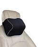Billebon Car Neck Rest Pillow Soft Fiber Support for Car Seat Office Chair ,  Travel - Black