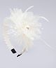 Babyhug Hair Bands With Floral & Pearl Applique - White