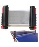 Muren Portable Table Tennis Net, Retractable and Adjustable with Universal Clamp, Easy Setup for Home Office Travel, Compact Design Fits Most Table-Multicolor-Color May Very