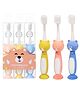 FunBlast Soft Bristles Manual Tooth Brush Set  Pack of 3 (Multicolor)