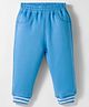 Little Kangaroos Knit Full Length Solid Colour Trouser Pant - Light Blue
