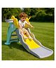 eHomeKart Garden Slide for Kids - Carrot Garden Slider with Extended Buffer Zone & Ring Hoopla - for Boys and Girls - Perfect for Home/Indoor or Outdoor