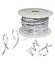 Asian Hobby Crafts Metallic Twist N Tie Wire - Silver (100 Yards Approx.)