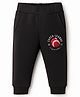 Zero Male Interlock Knit Full Length Lounge Pant with Super League Text Print - Black