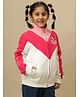 Kidsville Knit Hello Kitty Featuring Full Sleeves Character & Text Printed Winter Sweatshirt - Red & Off White
