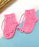 Little Peas Handmade Crochet Designed Socks - Light Pink