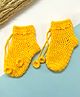 Little Peas Handmade Crochet Designed  Socks - Yellow