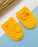 Little Peas Handmade Crochet Designed Mittens - Yellow