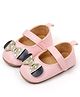 KIDLINGSS Bow Applique Detailed With Velcro Closure Booties - Light Pink