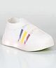 Lil Lollipop Mesh Detailed & Striped LED Shoes - White