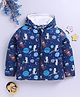 TOONYPORT Woven Full Sleeves Space Theme Printed Padded Winter Jacket - Blue