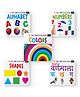 My First Tiny Board Books Alphabet Numbers Hindi Varnamala Colors & Shapes - Set Of 5