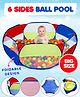 Fiddlerz Ball Pool for Kids Foldable Pop-Up Indoor Outdoor Ball Pit with Colorful Design Safe and Durable Fun Activity Playhouse (Balls Not Included)