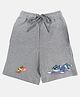 Wear Your Mind Knit Warner Bros Featuring Tom & Jerry Printed Shorts - Grey