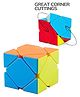 Sanjary Moyu Drift Stickerless Fast & Smooth Cube Stress Buster Brain-boosting Challenge Puzzle Cube for Kids Adult Color Design May Vary
