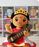 Modi Toys Saraswati Devi (Medium 11 Inch) Mantra Singing Plush Toy 1 Pcs Height 27.974 Cm