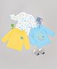 Pantaloons Baby Cotton Knit Pack Of 3 Full Sleeves Dinosaurs Printed Tees - Multi Colour