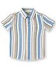 JusCubs Cotton Woven Half Sleeves Striped Shirt - Multi Colour