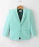 Noddy Full Sleeves Metal Applique Detailed Solid Blazer - Pista Green