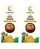 The Growoing Giraffe-Cheese Amaranth Crackers, A Healthy, Nutritional & Tasty Snack for All Ages, Rich In Calcium, 60 g (30 g  x2) pack of 2