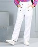Cutiekins Woven Button Detailed Trousers - White