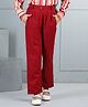 Cutiekins Woven Solid Trousers - Red