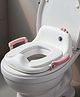 BAYBEE Maza Baby Potty Training Seat for Kids | Portable Western Toilet Seat for Kids with Cushion Seat & Handle | Kids Potty Chair for Baby | Potty Training Seat for 0 to 5 years Boys Girls (Pink)