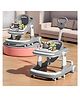 Baybee 3 in 1 Baby Walker for 6-18 Month Baby Boy Girl, Push Walker for Kids with Parental Handle & Height Adjustable Toddler Activity Walker with Musical Bar (Grey)