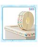 BabySafeHouse Multifunction Printed Furniture Edge Guard Strip Pre-Taped with Adhesive (6.5ft- Number Print in Beige Color) for Baby Proofing & Child Safety