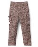 Noddy Pixelated Camouflage Printed Patch Detailed Pant - Fawn