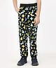 Spunkies Cotton Knit Building Blocks Printed Track Pants - Green
