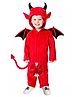 Little Surprise Box Halloween Theme Hooded Devil Costume Set - Red