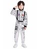 Little Surprise Box Blended Halloween Theme Full Sleeves Astronaut Costume Set - Silver