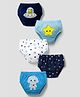 Doodle Poodle 100% Cotton Single Jersey Knit Briefs With Space Theme Print Pack Of 5 - Multicolour