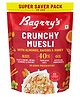 Bagrry's Crunchy Muesli 750g | 83% multigrain with brans, almonds, raisins & honey | 40% fibre-rich oats | High fibre & protein | 100% natural, non-GMO, no preservatives | Trans fat & cholesterol free