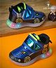 KATS Car Designed With Velcro Closure LED Shoes - Blue