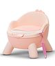 Baybee Potty Training Toilet Seat for Kids 1-5 Years with Anti-Urin Splash Guard, Toddler Baby Potty Seat Chair with Removable Tray, Portable Western Toilet Training Potty Seat for Boys & Girls (Pink)
