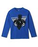 Wear Your Mind Cotton Knit Marvel Avengers Featuring Full Sleeves Wakanda Character Printed Tee - Royal Blue
