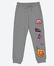 Wear Your Mind Cotton Knit Game Detailed & Typographic Printed Jogger - Grey