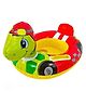 Azhari Horse Shaped Inflatable Swimming Ring with Double Handle For kids Color May Vary