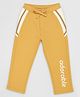 Sportking Cotton Blend Knit Adorable Text Printed Track Pants - Light Yellow