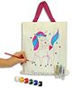 CocoMoco Kids Unicorn Tote Bag Painting Kit for Kids - DIY Art and Craft Kit for Girls 6-12 Birthday Return Gifts