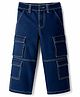 Kookie Kids Denim Full Length Washed Jeans - Blue