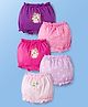 Doodle Poodle 100% Cotton Single Jersey Knit Bloomers With Unicorn Print Pack Of 5 - Multicolour