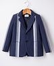 Noddy Full Sleeves Striped Blazer - Navy Blue