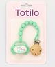 Totilo Stylish Baby Pacifier with Clip Chain - Soft, Safe & BPA-Free - Green