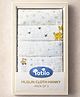 Totilo Premium Muslin Baby Hanky - Ultra Soft, Absorbent, Multipurpose Cloth for Newborns & Infants Set of 3