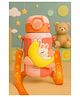 Totilo Cute Bunny Design Sipper Bottle with Adjustable Strap - Leakproof & Portable for Kids-500 ml (Pink)